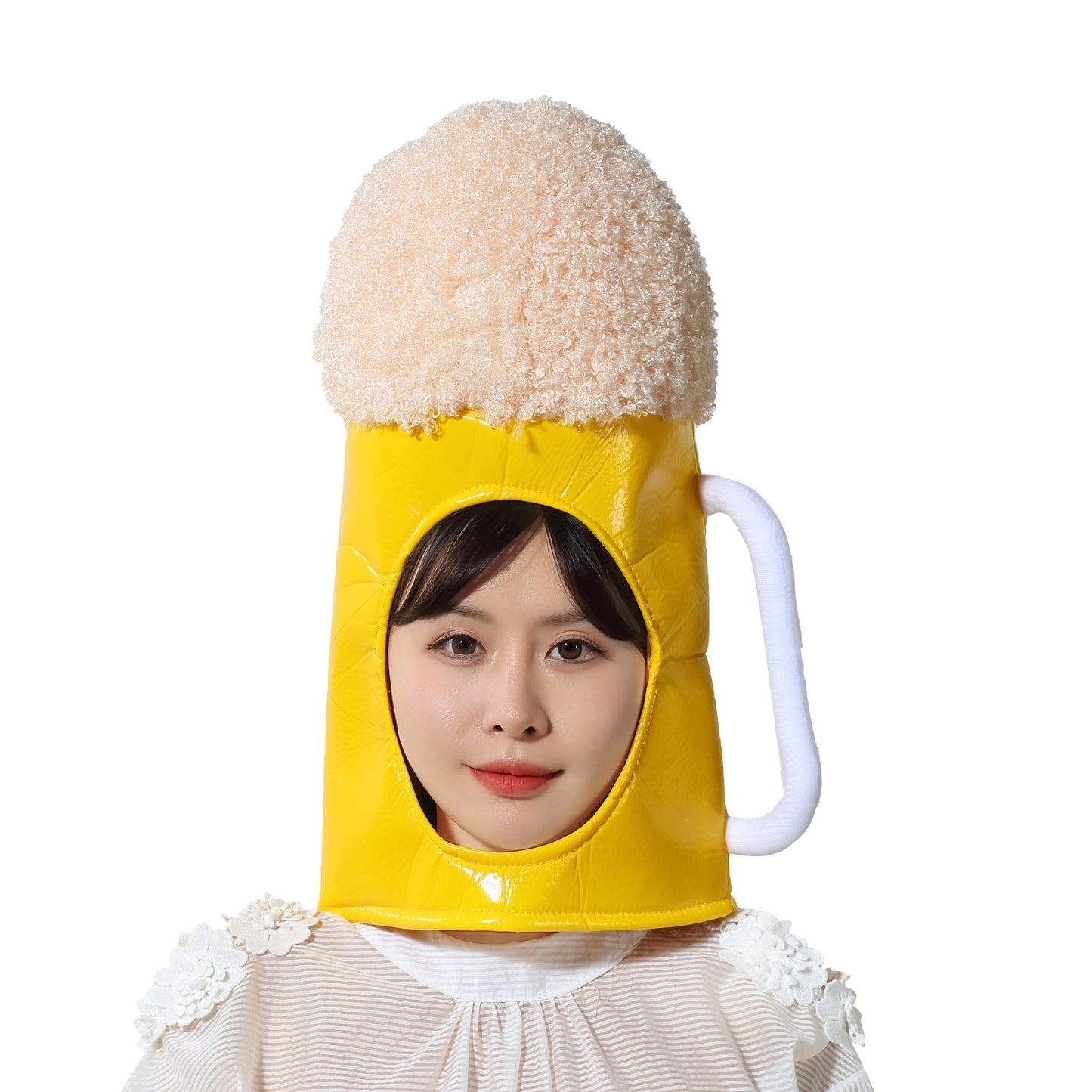 〔吉祥寺良品〕乾杯だ!ビールの被り物を被ってビールを飲もう!