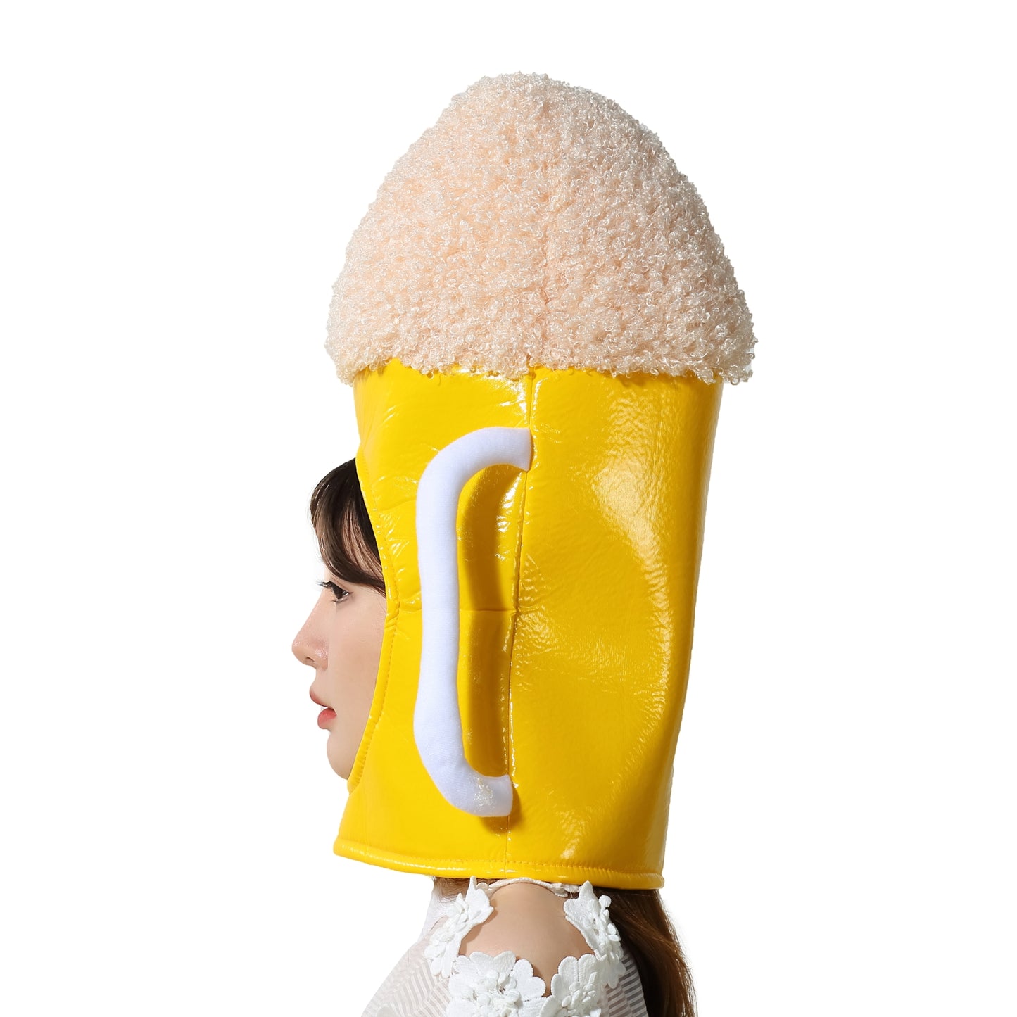 〔吉祥寺良品〕乾杯だ!ビールの被り物を被ってビールを飲もう!