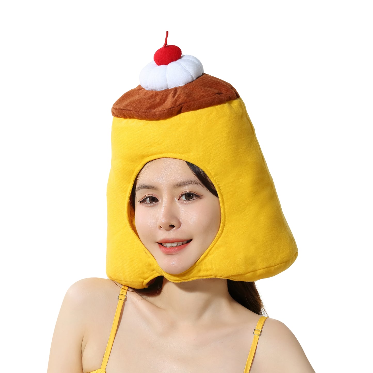 〔吉祥寺良品〕プリンを被るプリンセス!? プリンの被り物!