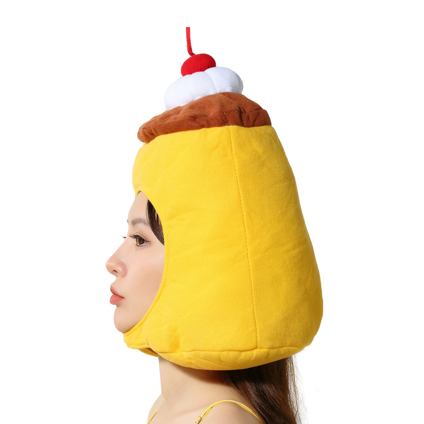 〔吉祥寺良品〕プリンを被るプリンセス!? プリンの被り物!