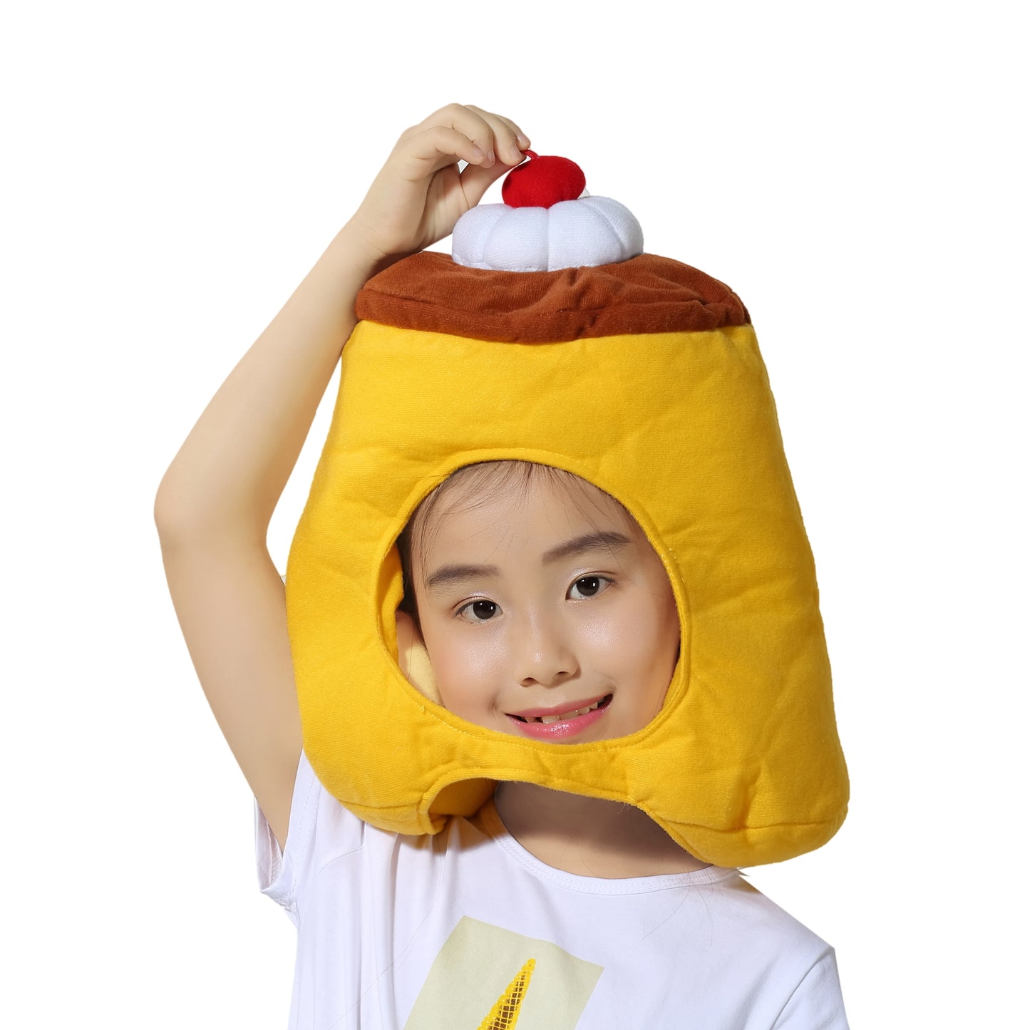 〔吉祥寺良品〕プリンを被るプリンセス!? プリンの被り物!