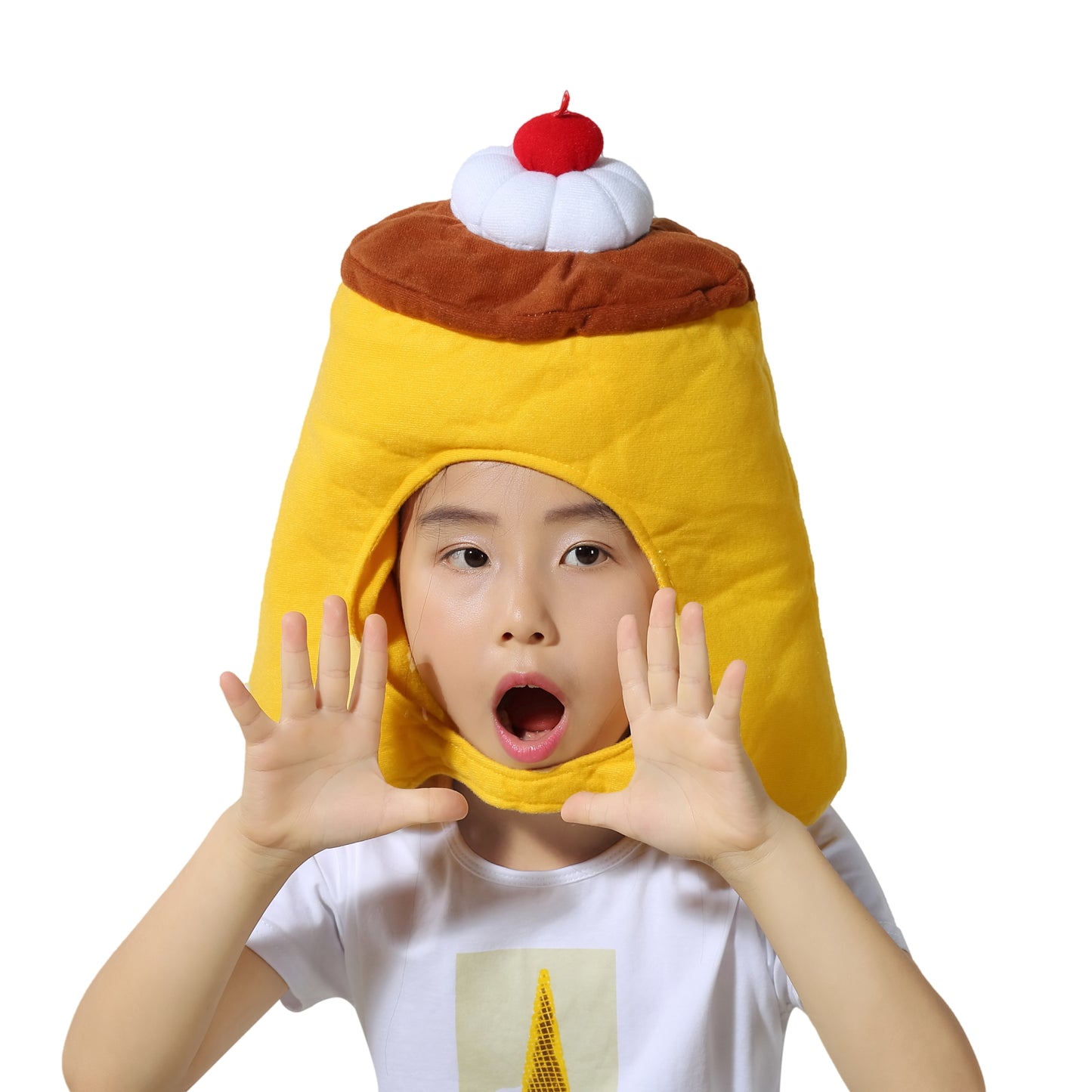 〔吉祥寺良品〕プリンを被るプリンセス!? プリンの被り物!