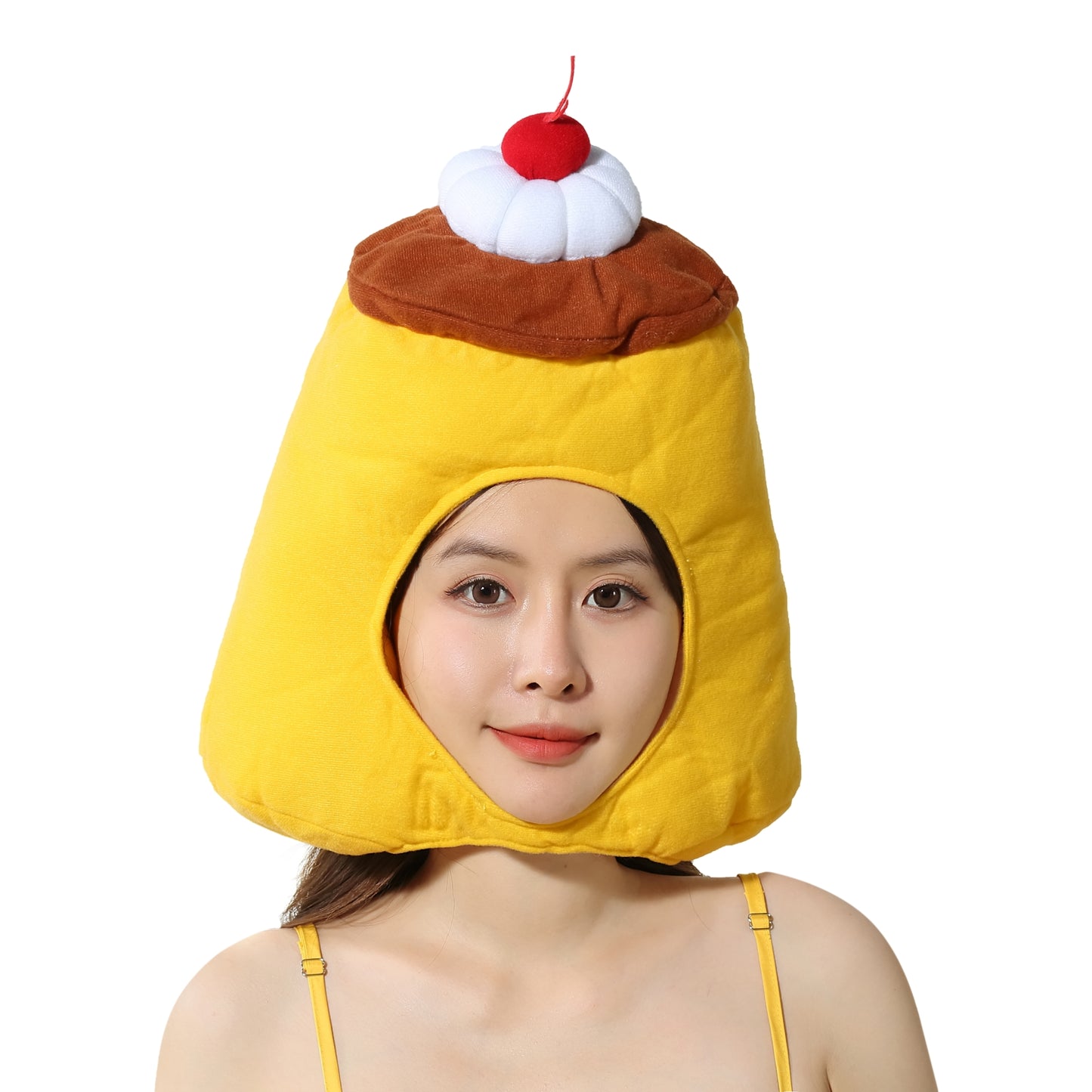 〔吉祥寺良品〕プリンを被るプリンセス!? プリンの被り物!