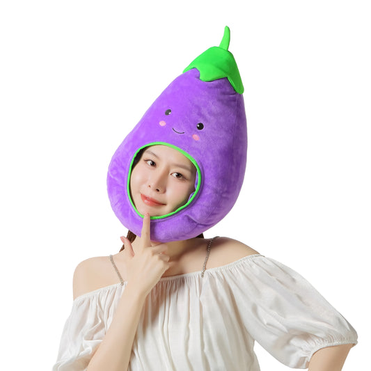 [Kichijoji Ryohin] You look so cute in your eggplant headgear, there's nothing I can do about it. Eggplant headgear