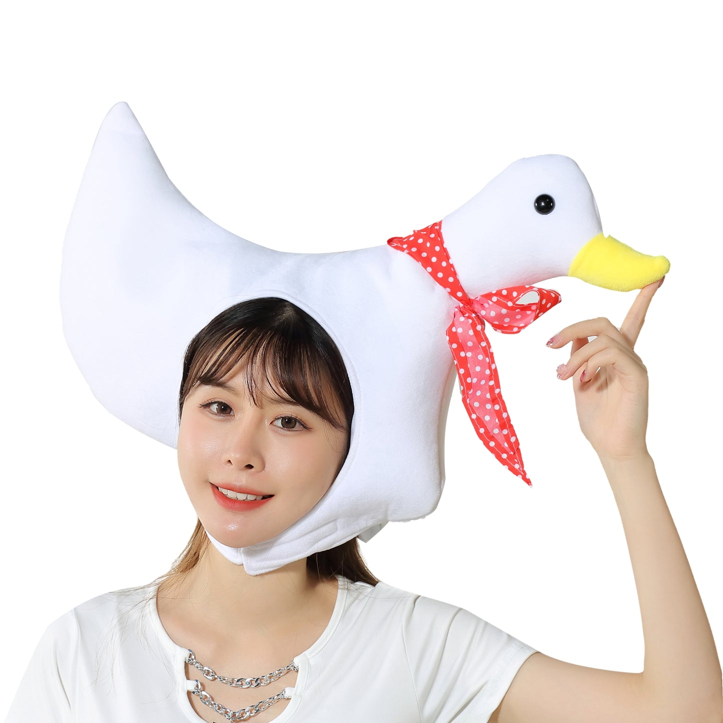 [Kichijoji Ryohin] Wear a duck headgear and sweat like duck duck!