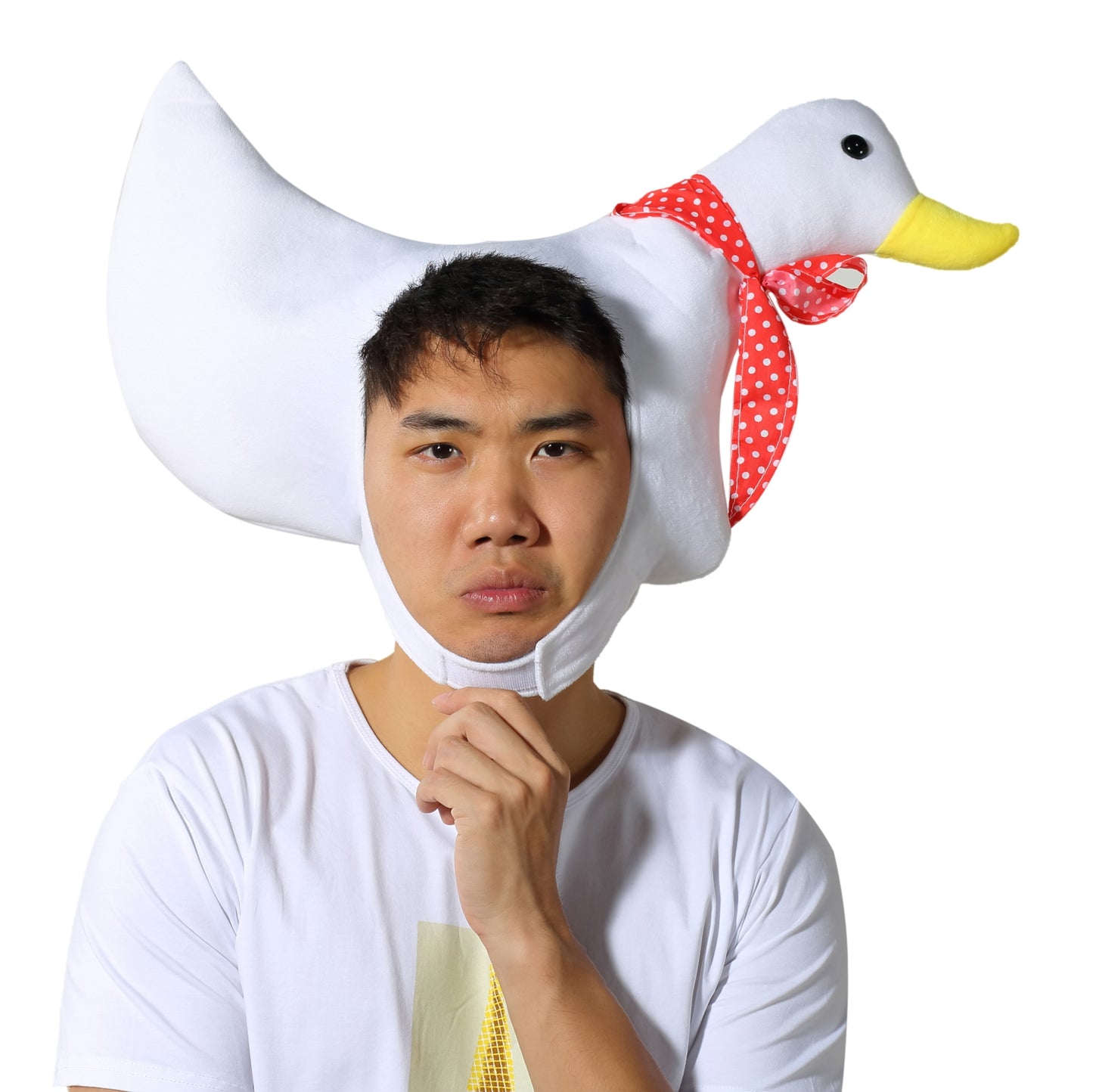 [Kichijoji Ryohin] Wear a duck headgear and sweat like duck duck!