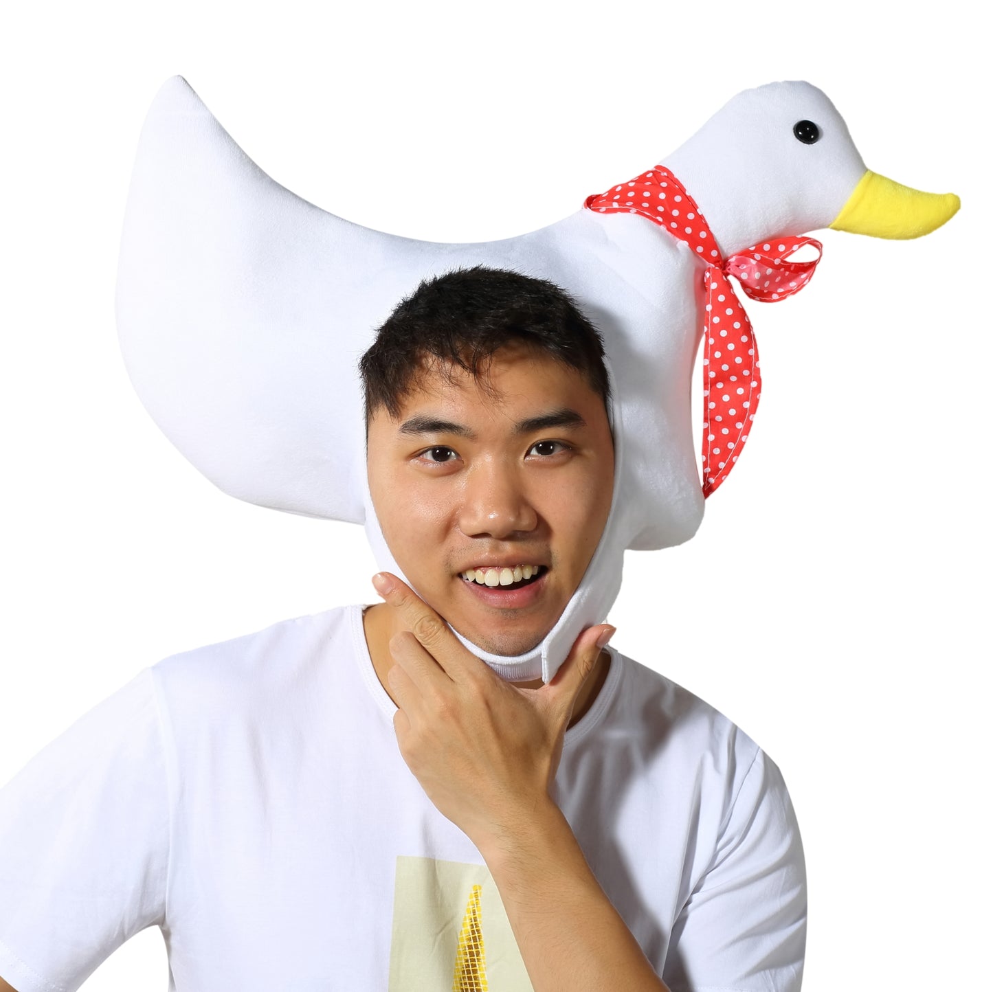 [Kichijoji Ryohin] Wear a duck headgear and sweat like duck duck!