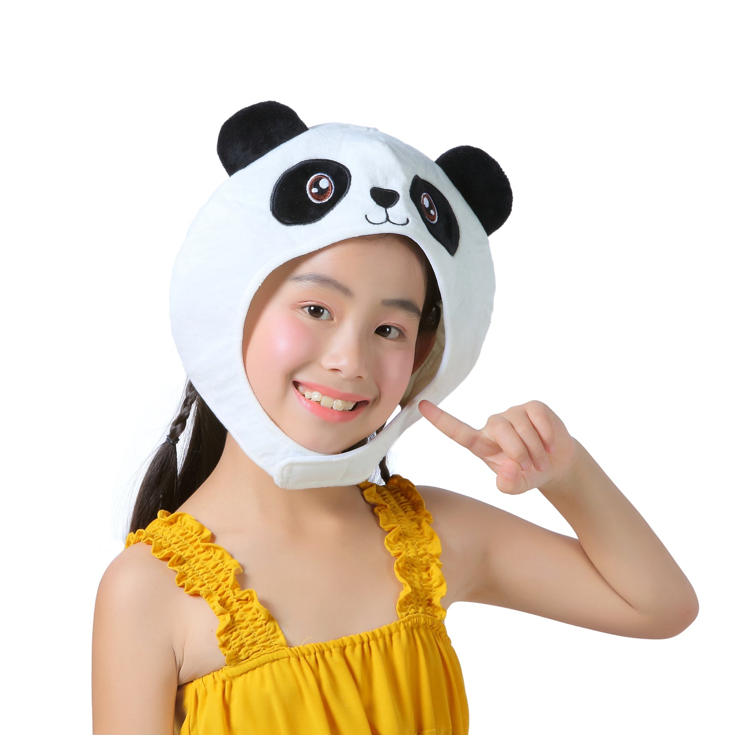 [Kichijoji Ryohin] Pandas are usually black and white! Cute panda headgear!