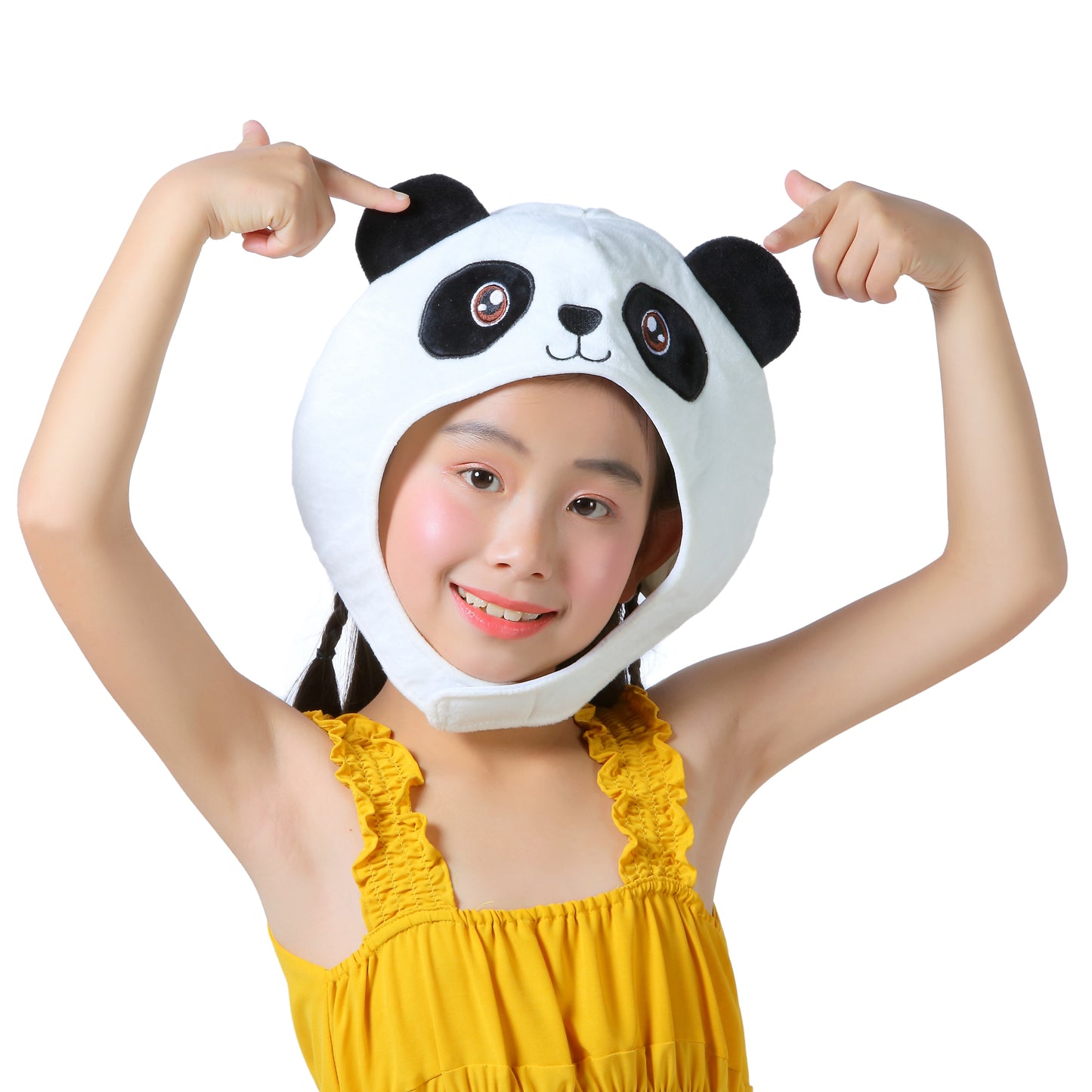 [Kichijoji Ryohin] Pandas are usually black and white! Cute panda headgear!