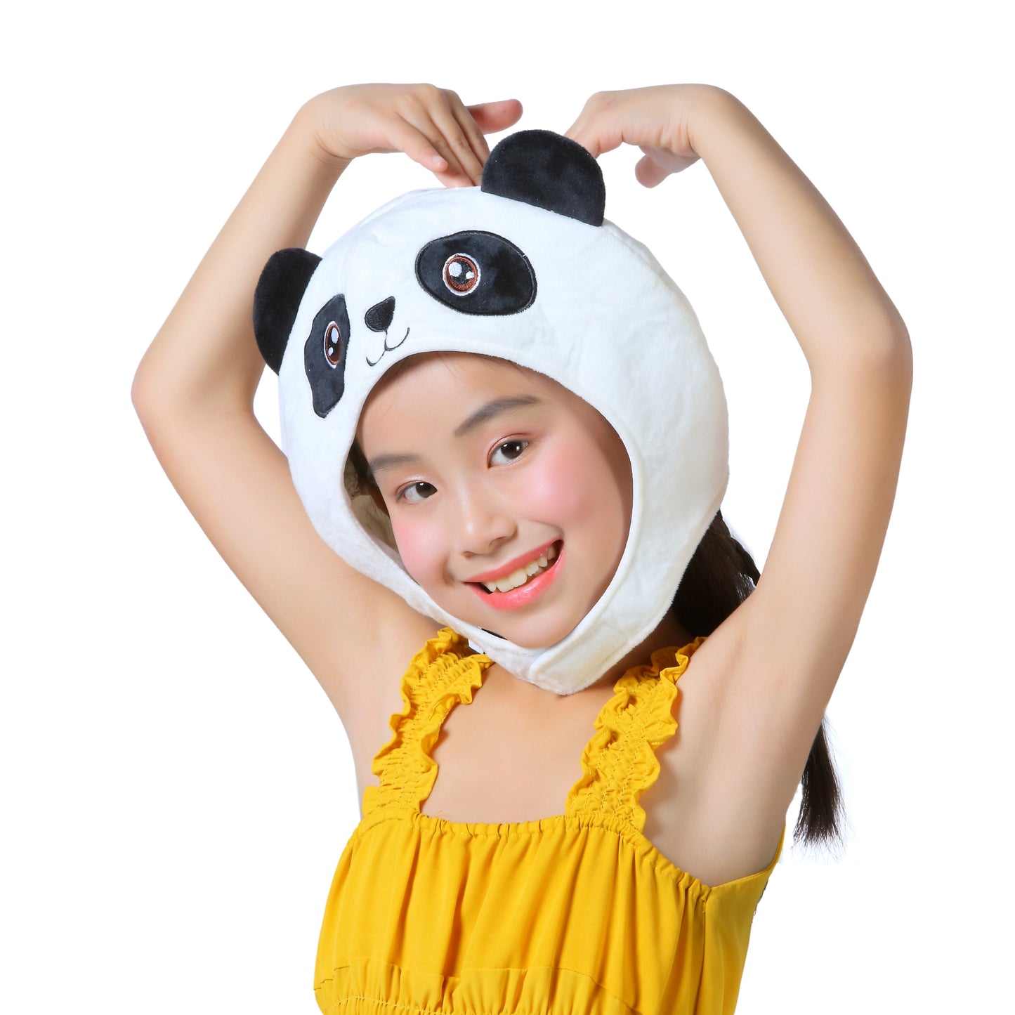 [Kichijoji Ryohin] Pandas are usually black and white! Cute panda headgear!