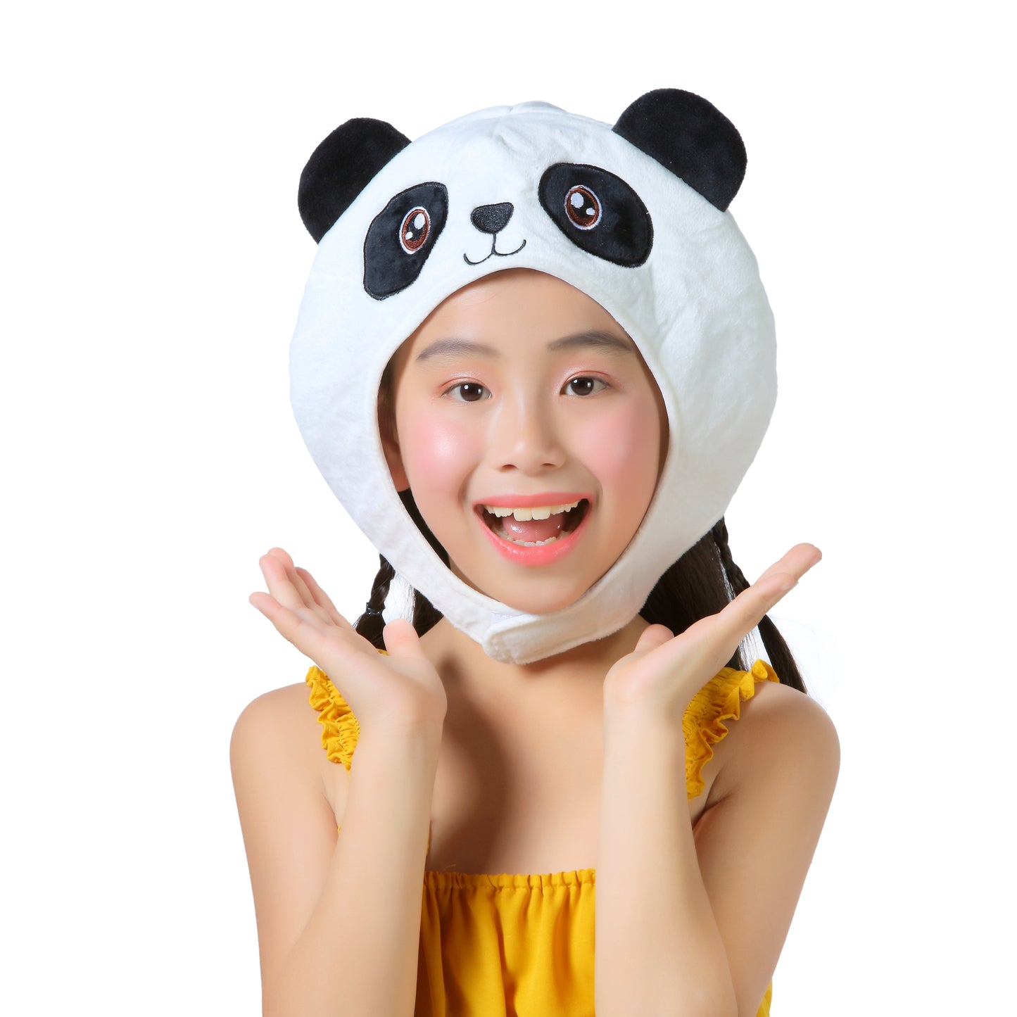 [Kichijoji Ryohin] Pandas are usually black and white! Cute panda headgear!