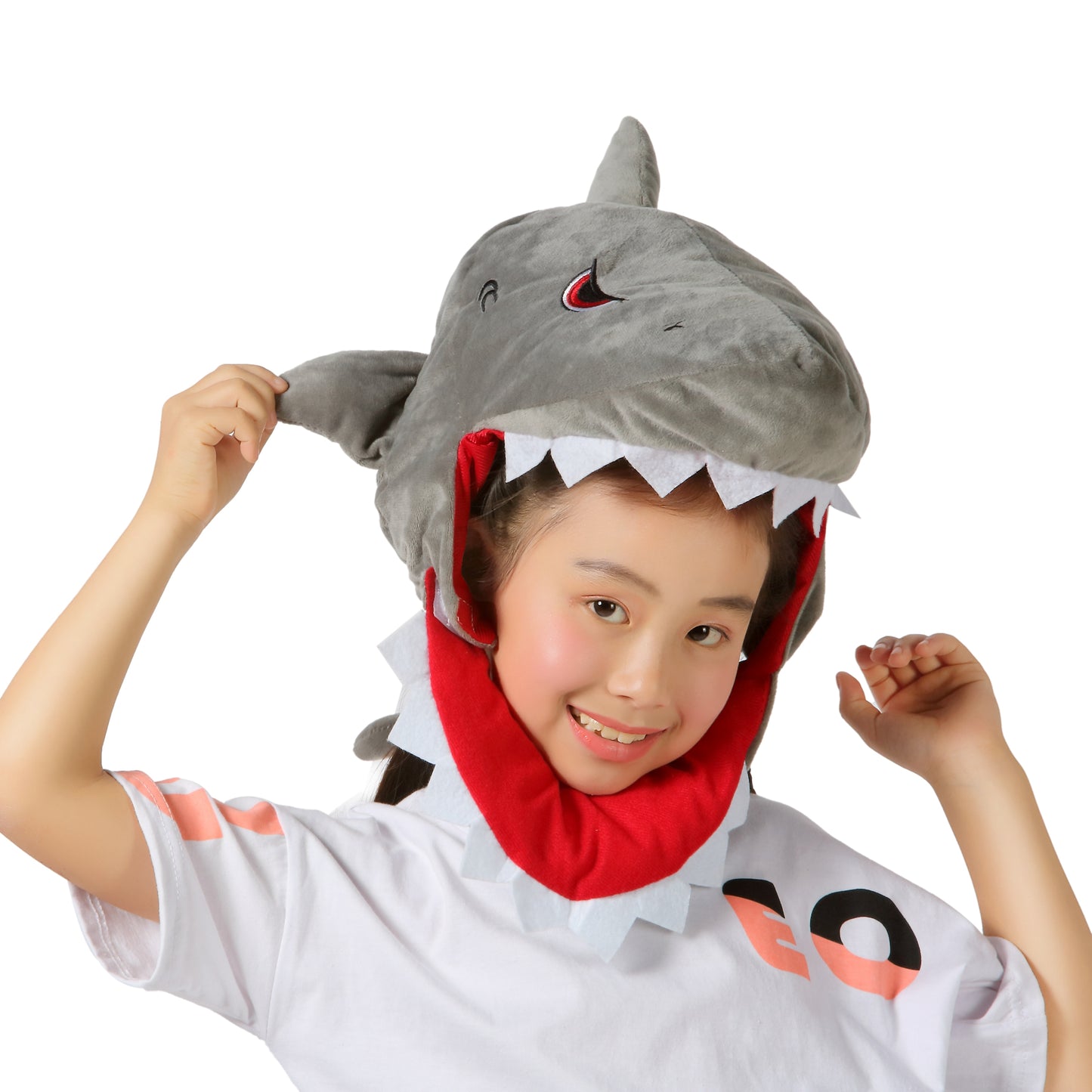 [Kichijoji Ryohin] Shark! He's wearing a shark! It looks like he's being bitten from the head!