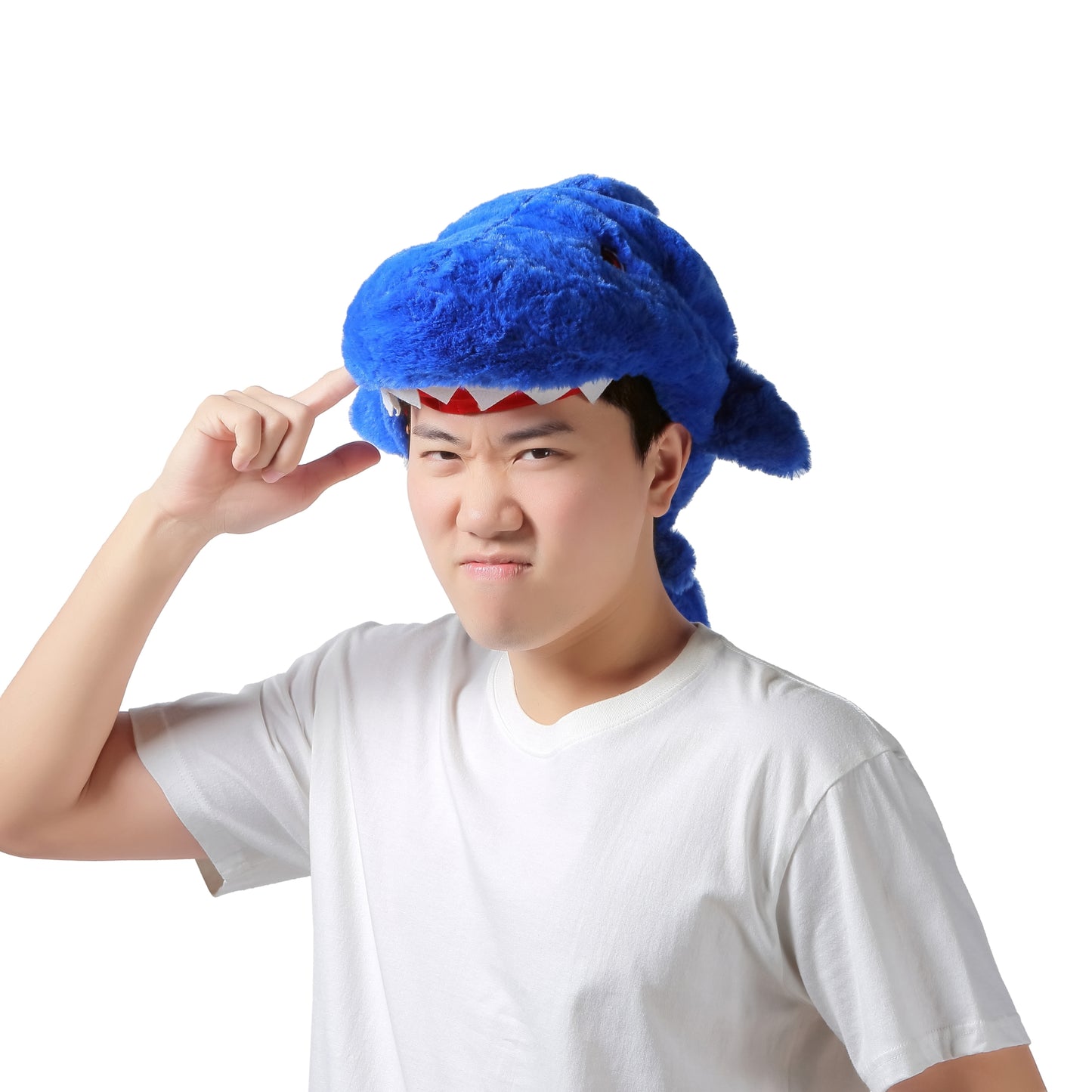 [Kichijoji Ryohin] Shark! Are you scared? I'm going to turn blue. Shark hat