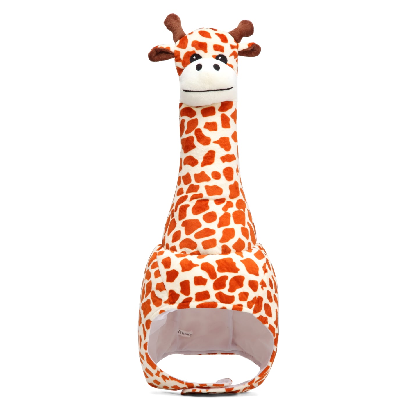 [Kichijoji Ryohin] A headgear featuring a cute giraffe with a long neck that says, “The giraffe poop makes you feel refreshed!”