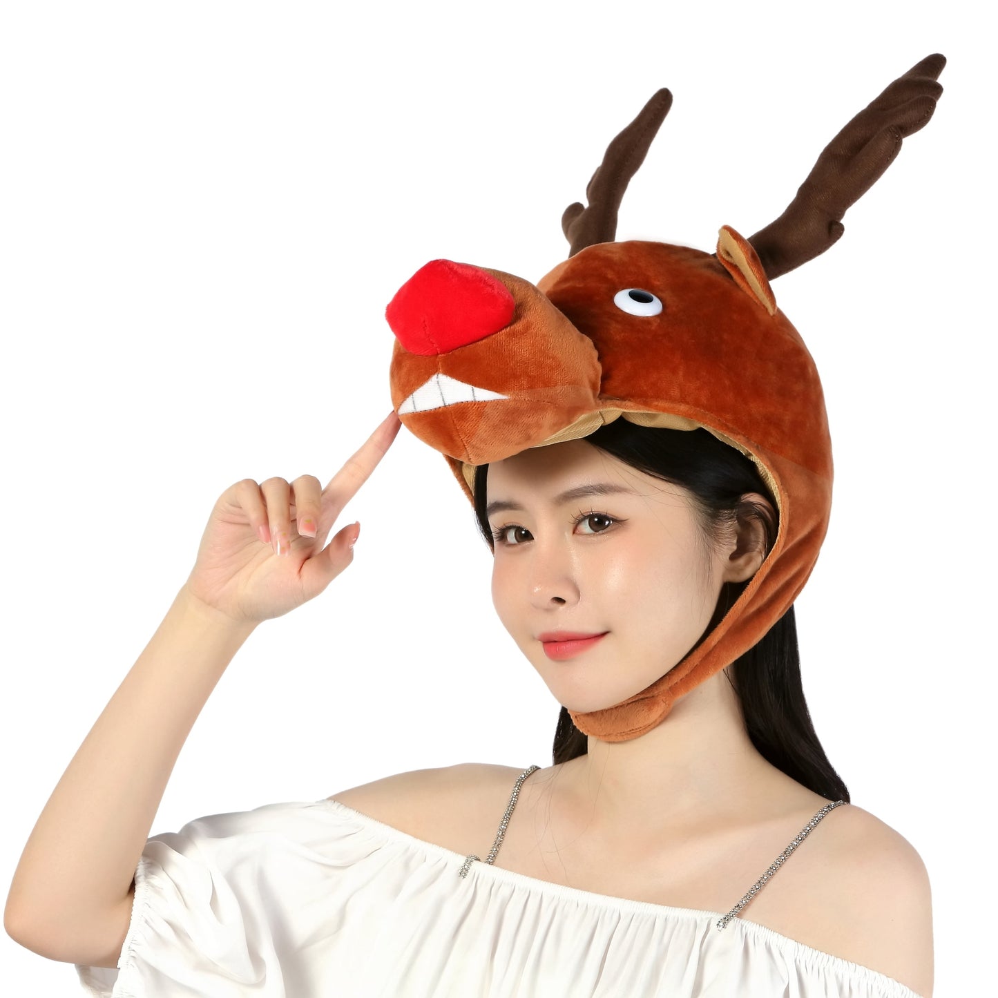 [Kichijoji Ryohin] Reindeer! Christmas is all about the red-nosed reindeer! Let's wear a headgear!