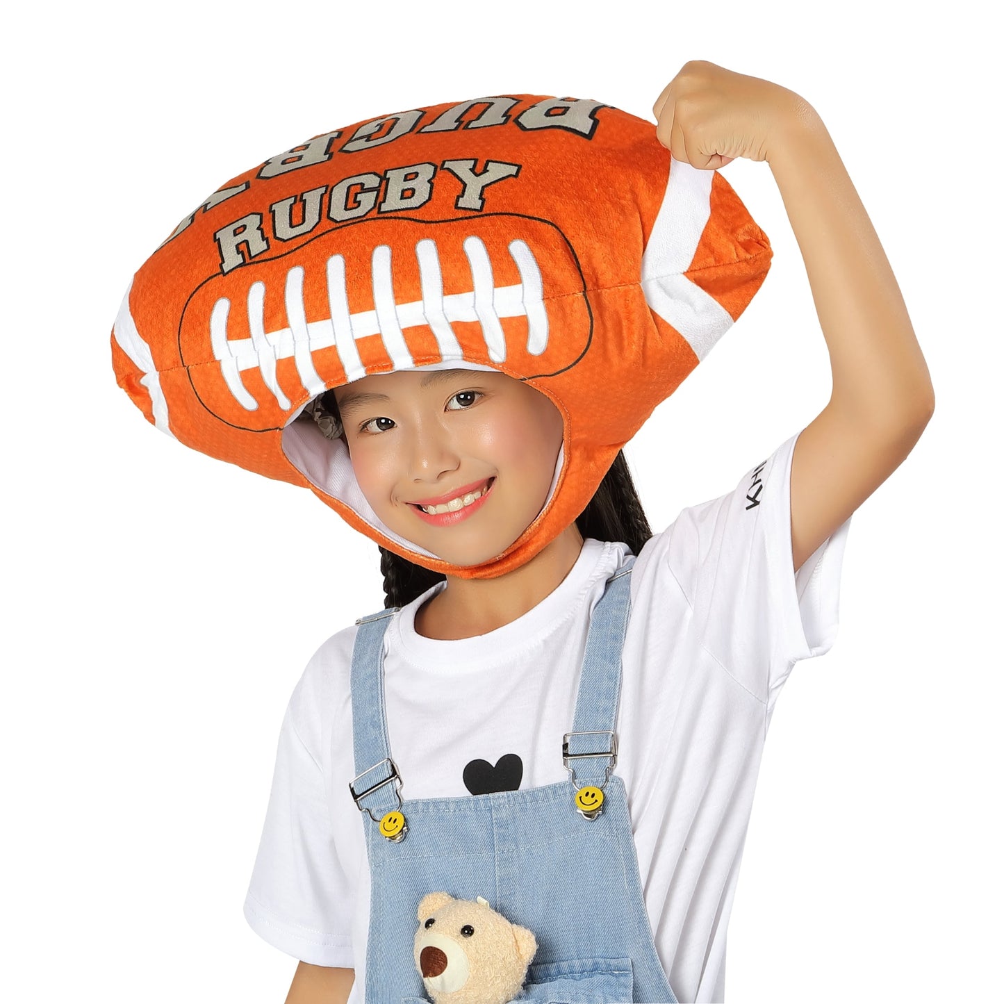 [Kichijoji Ryohin] Rugby ball headgear Cheer by wearing a rugby ball!