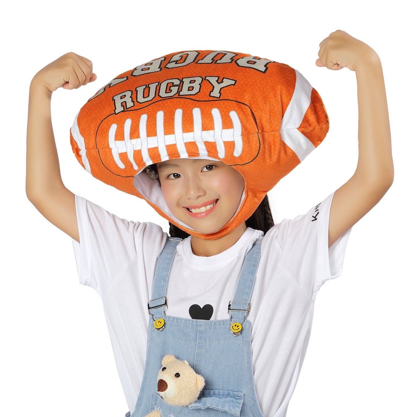 [Kichijoji Ryohin] Rugby ball headgear Cheer by wearing a rugby ball!