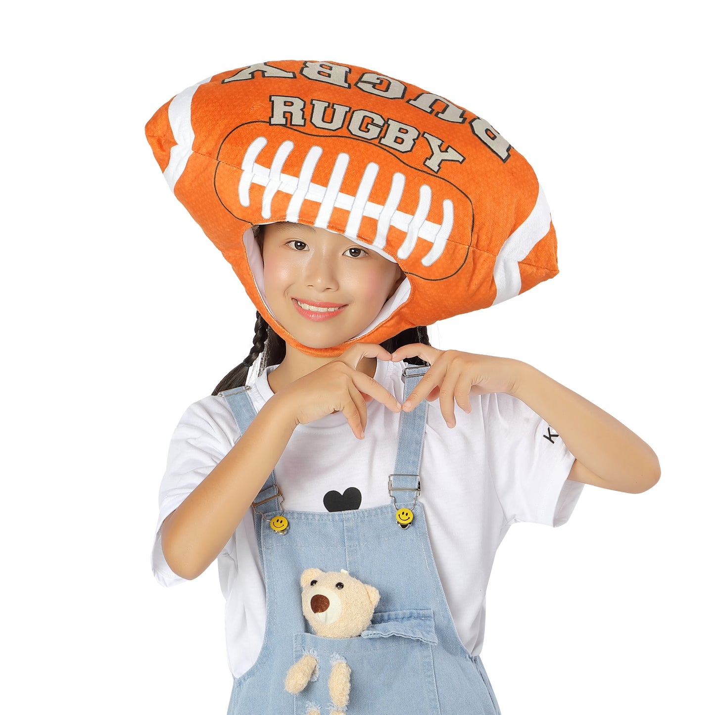 [Kichijoji Ryohin] Rugby ball headgear Cheer by wearing a rugby ball!