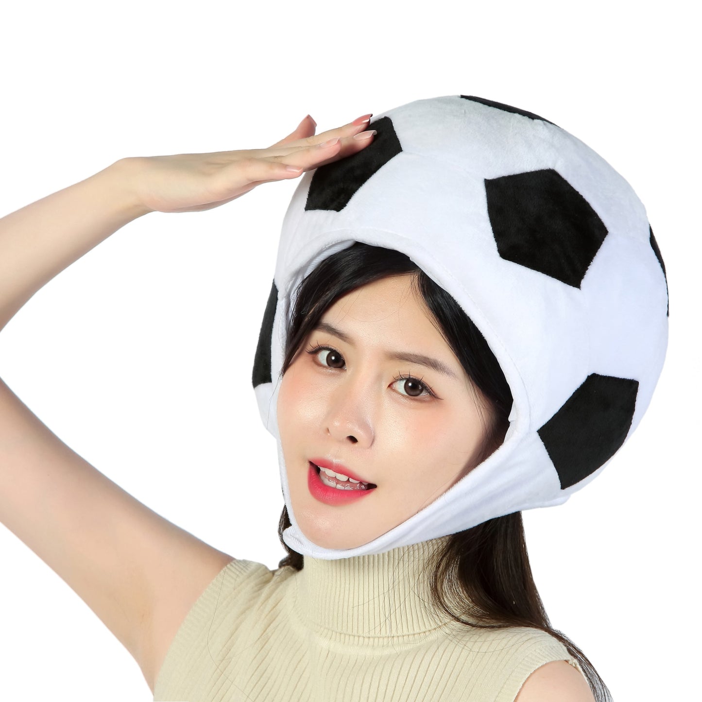 [Kichijoji Ryohin] Headwear Soccer Ball